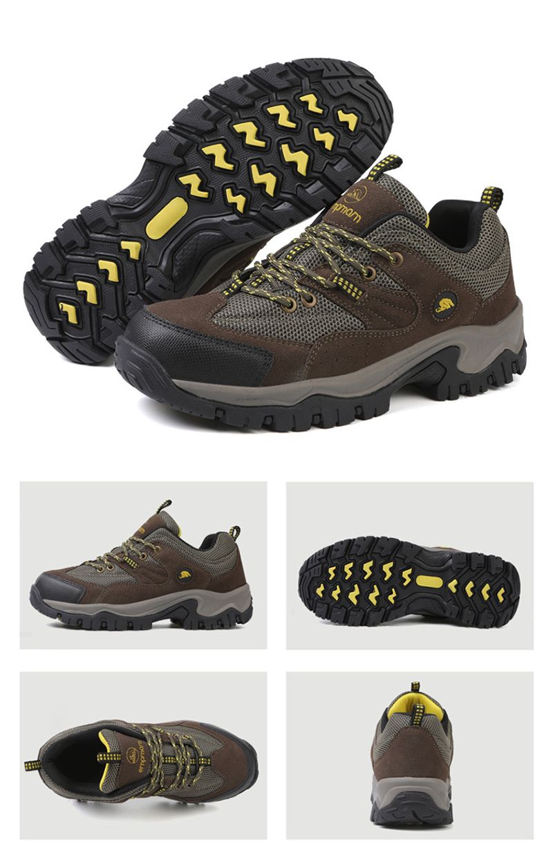 Plus-große wasserdichte langlauf comfort sport outdoor freeizeit Wanderschuhe Wandern_voghion.com
