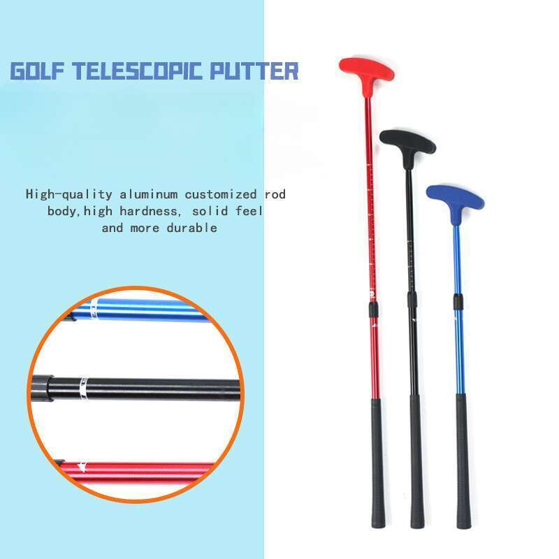 Golftraining-upgrade: tienerstretchingclub, putters voor volwassenen en kinderen spelen samen_voghion.com