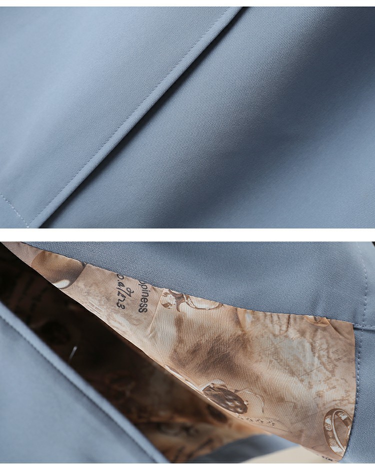 Damen 2023 Herbst und Winter 2023 Lockere Taille Mittellanger Slim Fit Temperament Trenchcoat 8525_voghion.com