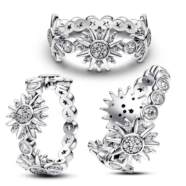 2025 New Arrivals Valentine's Day Red Heart Sier Ring for Women Design Original Sparkling Zircon Rings Festival Jewelry Gift_voghion.com