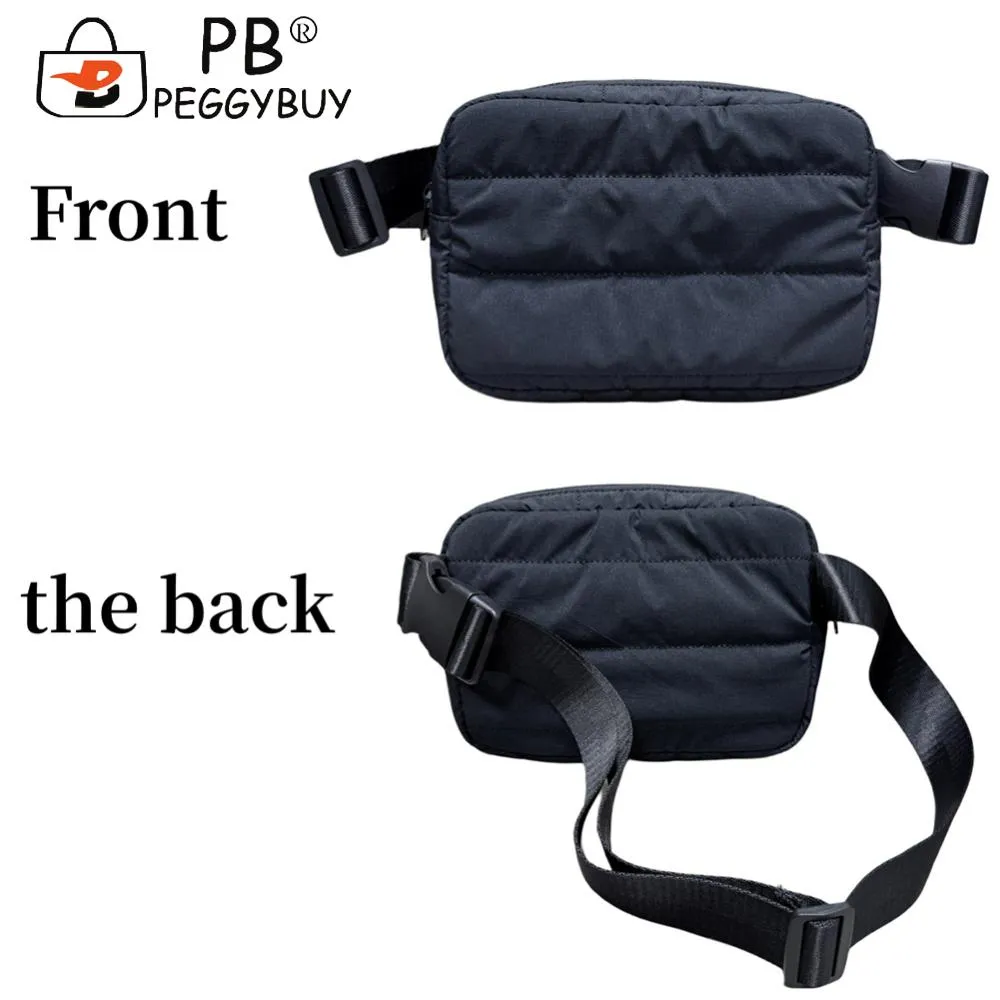 Women Fanny Pack Large Capacity Fashion Waist Solid Color Shoulder Adjustable Strap Lightweight Stylish Satchel Bag_voghion.com