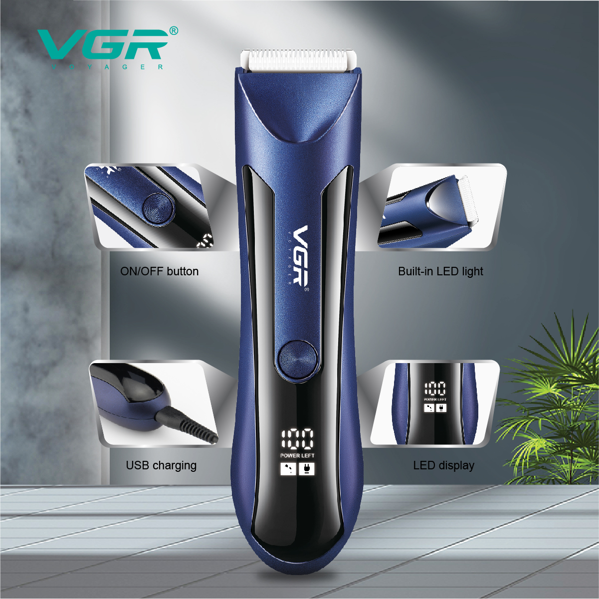 Rifinitore per peli pubici, impermeabile, per inguine, corpo e barba, per uomini e donne, rasoio elettrico per palle e toelettatura del corpo, lama in ceramica ricaricabile_voghion.com