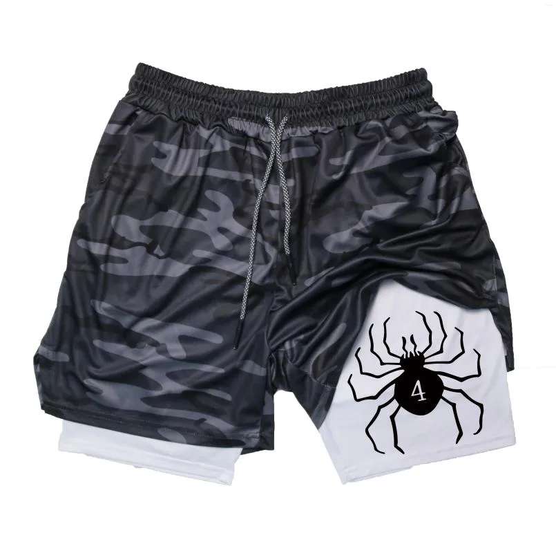 Men's Shorts 2-in-1 Breathable Quick-drying Gym Jogging Pants_voghion.com