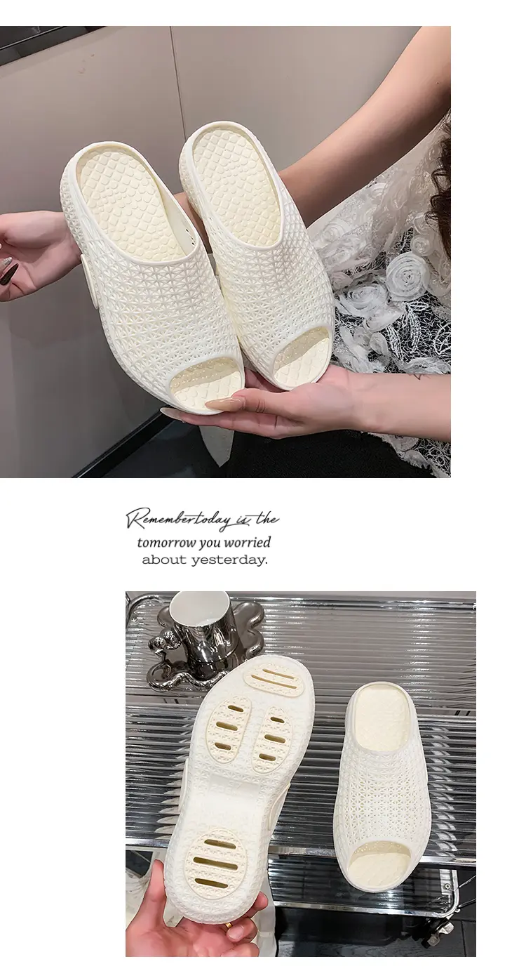 Chaussons à plateforme pour femme avec talons et maille_voghion.com