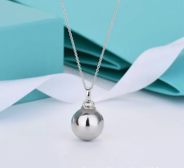 Collana con ciondolo a forma di cuore da donna, con perline rosa e blu, in argento, con catena a maglie, regalo_voghion.com