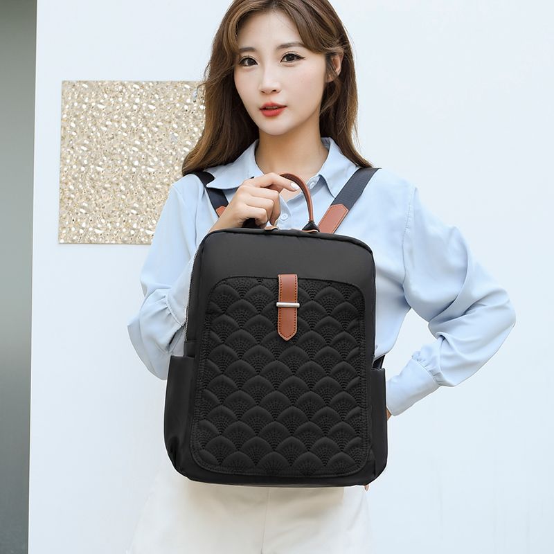 Nuovo zaino da college alla moda femminile, ad alta capacità, semplice, alla moda, per computer portatile, per ragazze carine, libro da viaggio_voghion.com