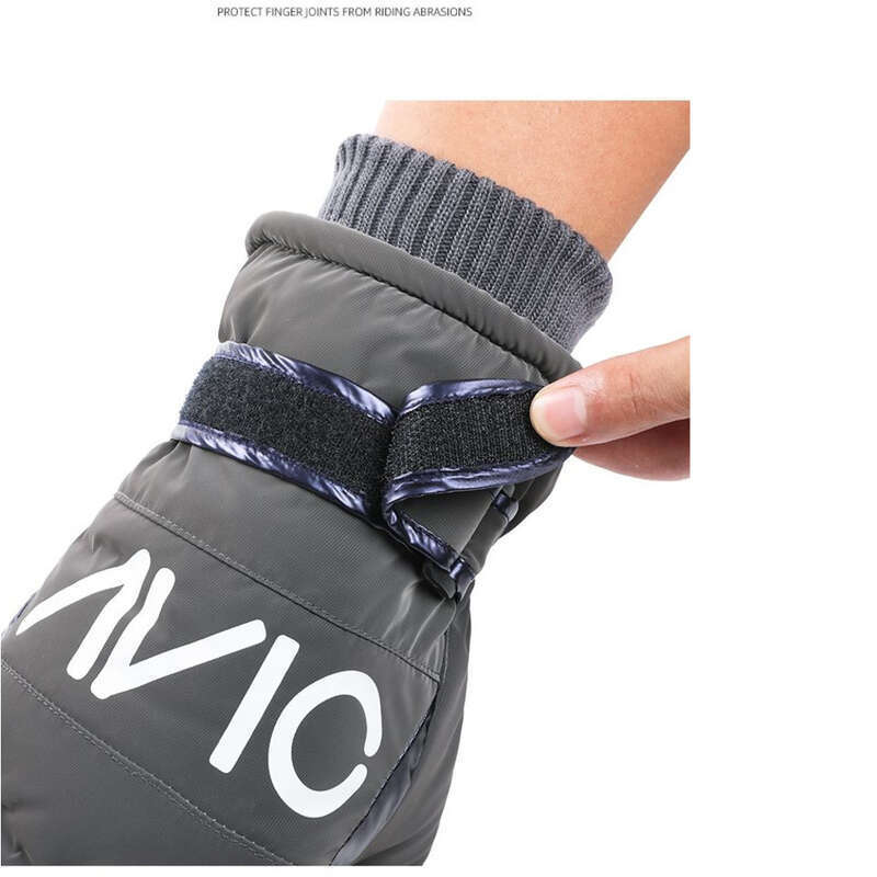 【 23000 People Collection 】 Skiing Gloves For Men, Handsome Plush, Thick Windproof Waterproof, Adult Cold Proof And Warm_voghion.com