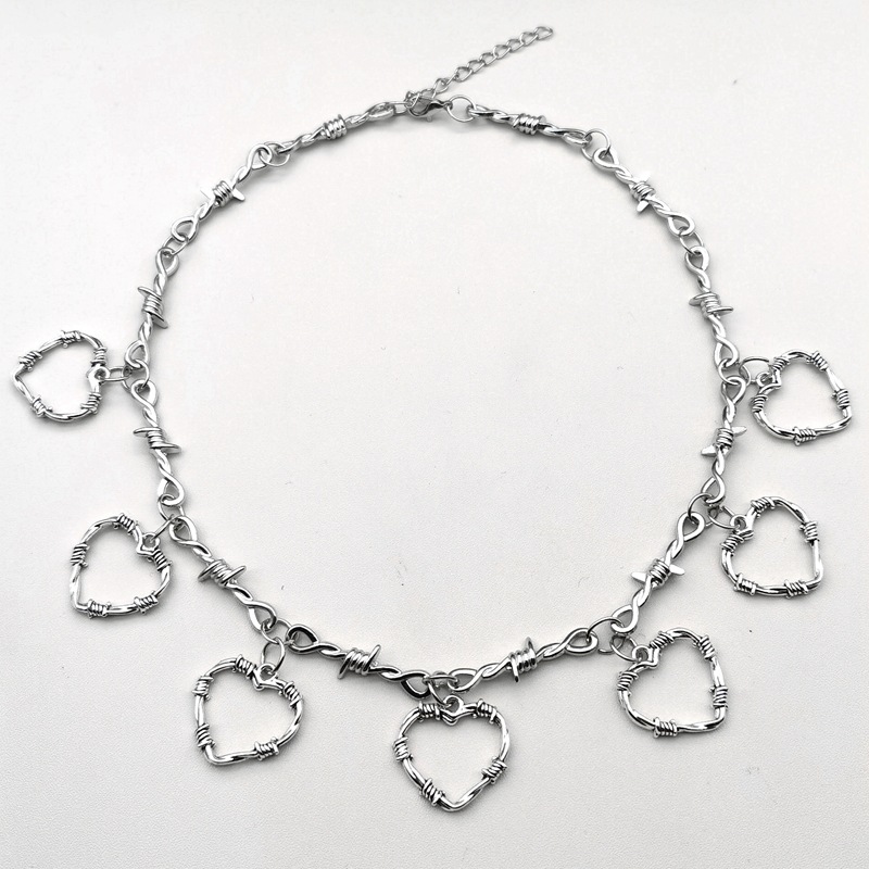 Collane vendita calda hip-hop gotico punk stile piccola collana a catena di spine_voghion.com