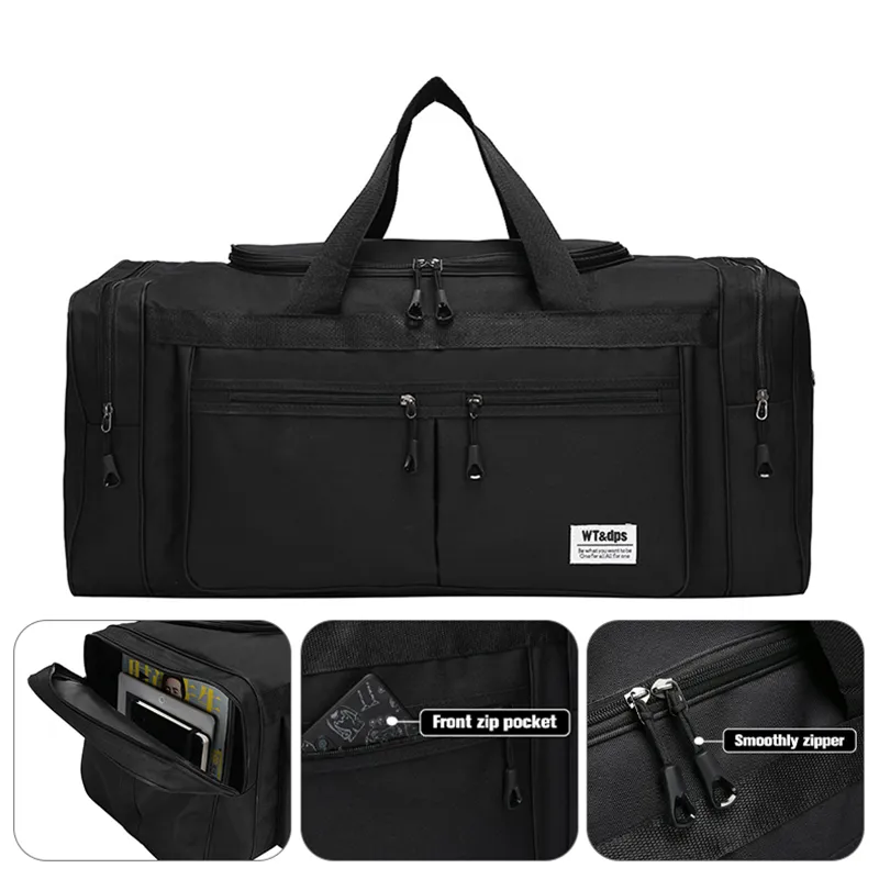 70L Gym Bags Lage Foldable Sport Travel Duffel For Women Men Handbag Multifunction Large 70CM Weekender Bag_voghion.com