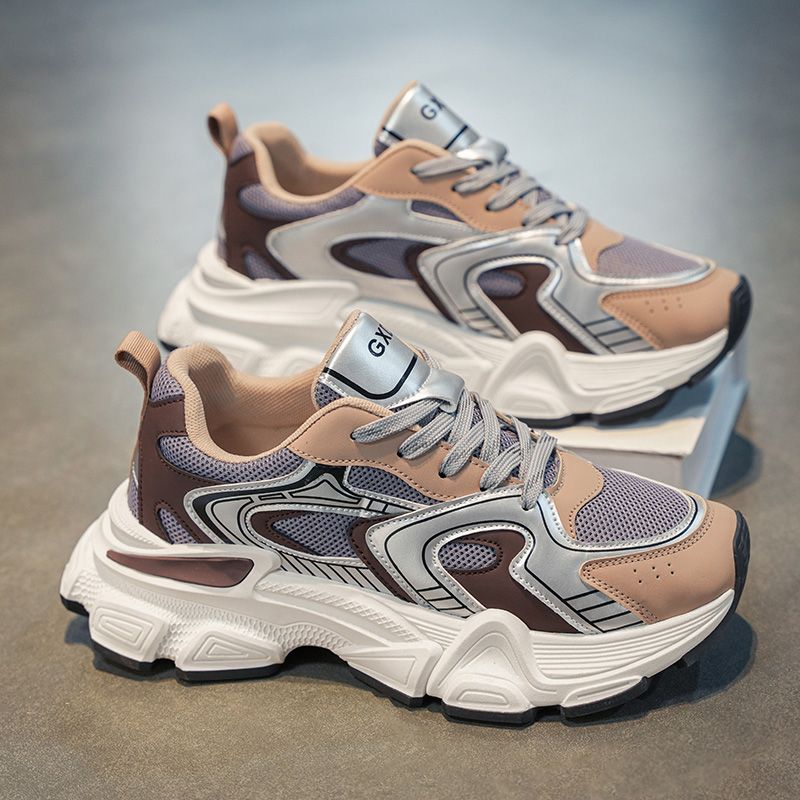 2024 Herbst neue Herren erhöhen Papa Trend leichte dicke Sohle bequeme Sportschuhe_voghion.com