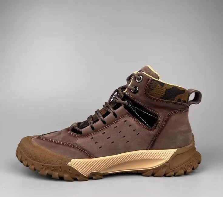 Leather Genuine Ankle Men's Boot Autumn Winter Outdoor Mountaineering Work High Top Cotton Shoes Warm Retro Martin Boots_voghion.com
