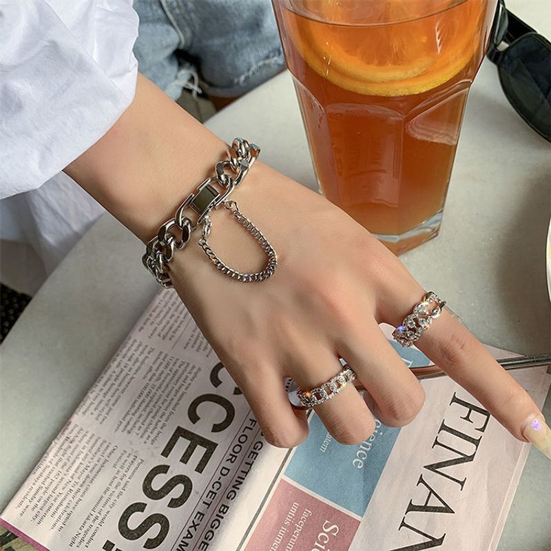 Haruku Style Instagram Fashionable Minimalist Cuban Korean Version Men's And Women's Trendy Hip-hop Coarse Internet_voghion.com