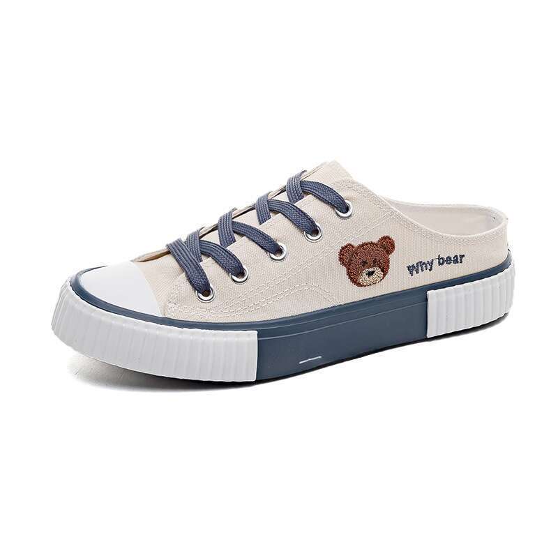 Scarpe per bambini in tela Bear 2023 Estate Nuove scarpe da tavola basse casuali versione coreana piatta della marea di cento e uno_voghion.com