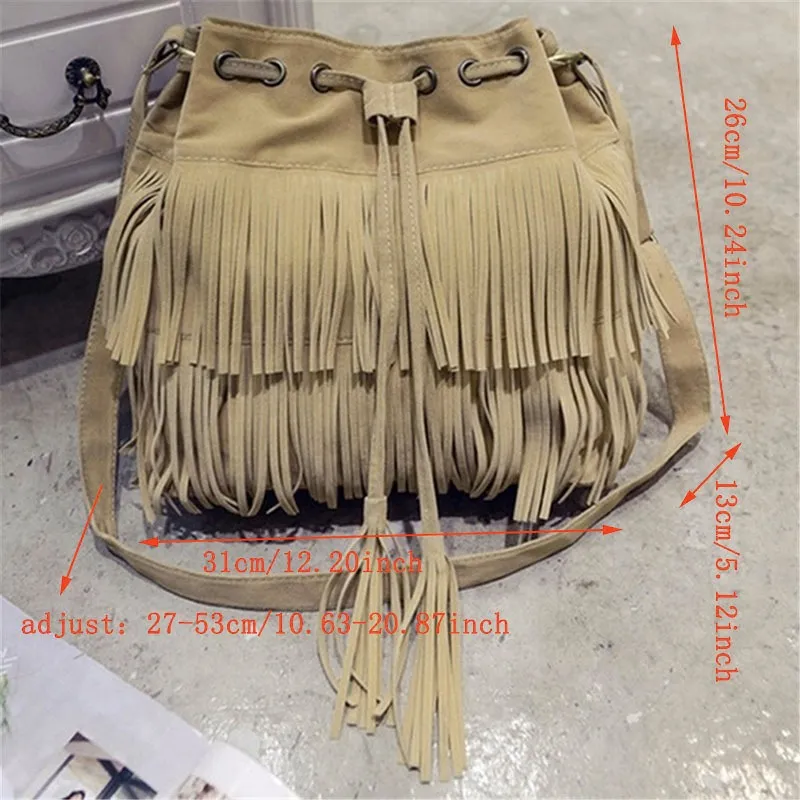 Bolsas femininas retrô de camurça com franjas 2024, bolsa tote nova, bolsa de ombro com borlas, bolsa transversal_voghion.com