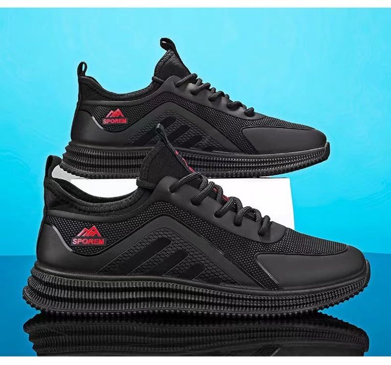 [Preferred] 8109 New Comfortable Breathable Flying Mesh Soft Sole High Quality Trendy Men's Shoes_voghion.com