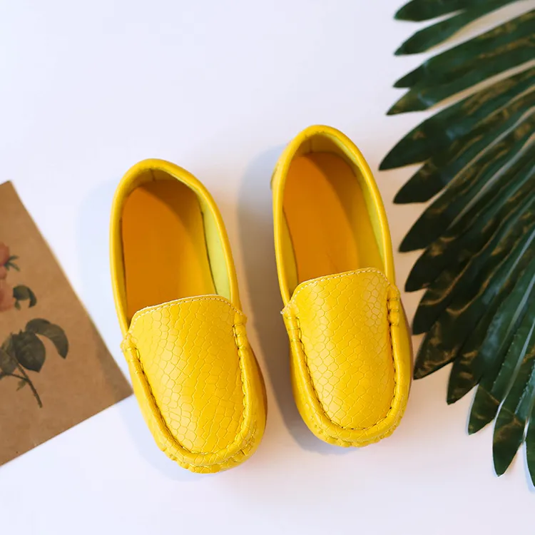 Mocasini sport casual pentru copii, culori bomboane, unisex, băieți și fete, mocasini moi, alunecă-on din piele PU, pentru copii mici, Happysteps, pantofi pentru tineri_voghion.com