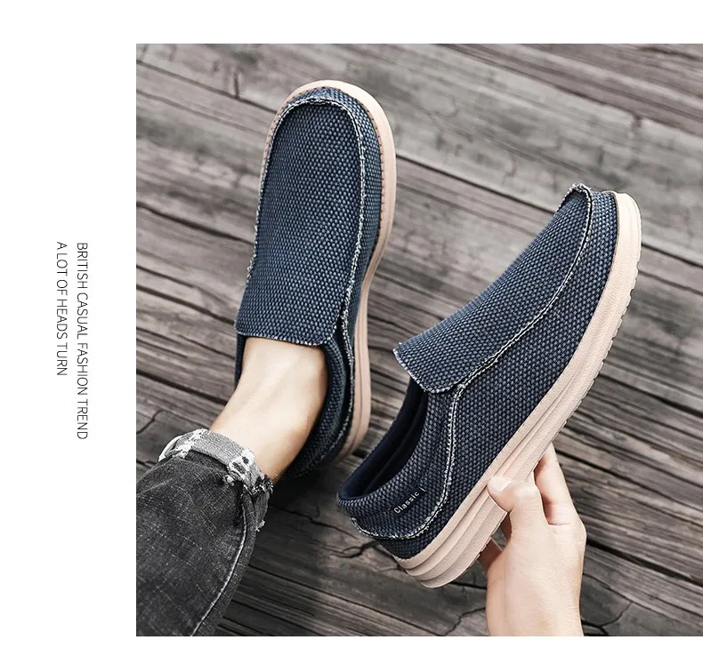 Chaussures décontractées pour homme, printemps-été, en toile respirante et confortable, semelle souple vulcanisée, idéales pour la marche, la conduite et les activités de plein air (réf. 241205)._voghion.com
