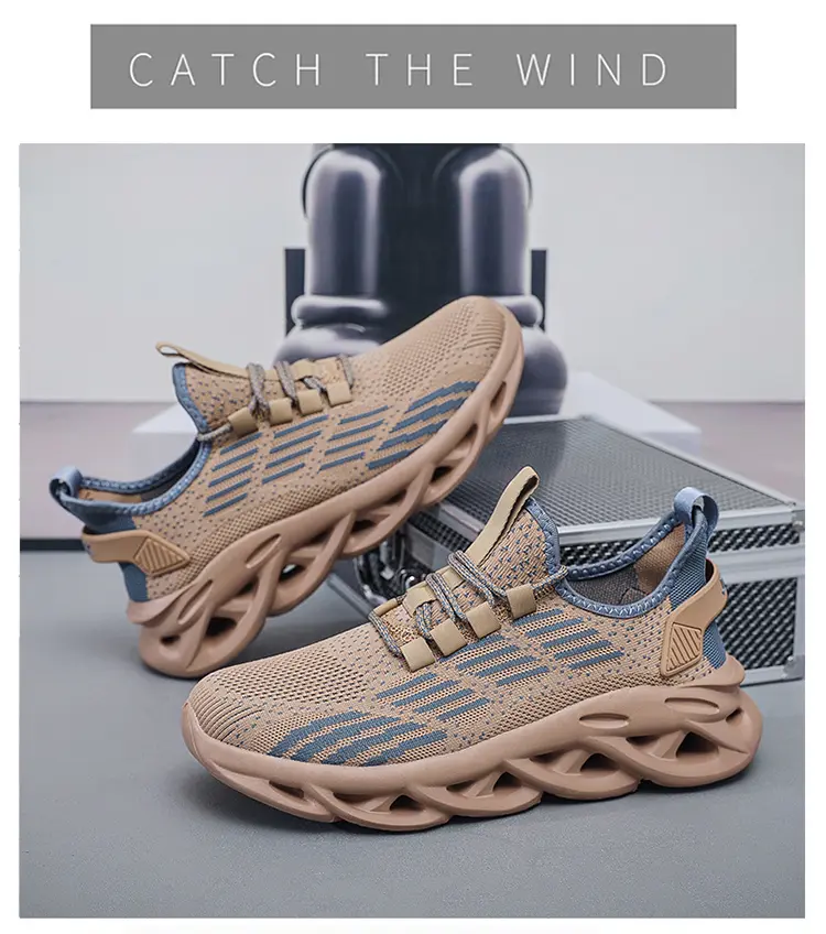 Herr löparskor andningsbara mesh sneakers för jogging_voghion.com