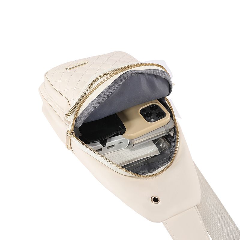 New Korean version simple breast lare capacity women's outdoor leisure embroidery thread dia rid shoulder messener_voghion.com