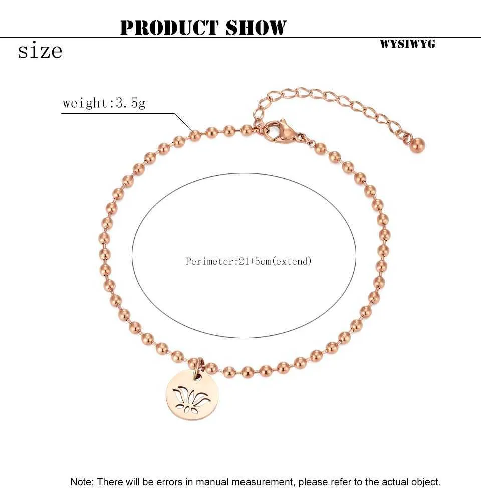 Bracelet de cheville vintage en perles pour yoga, plante, lotus, été, plage, chaîne originale, bijoux pour femmes, festival, L2403_voghion.com