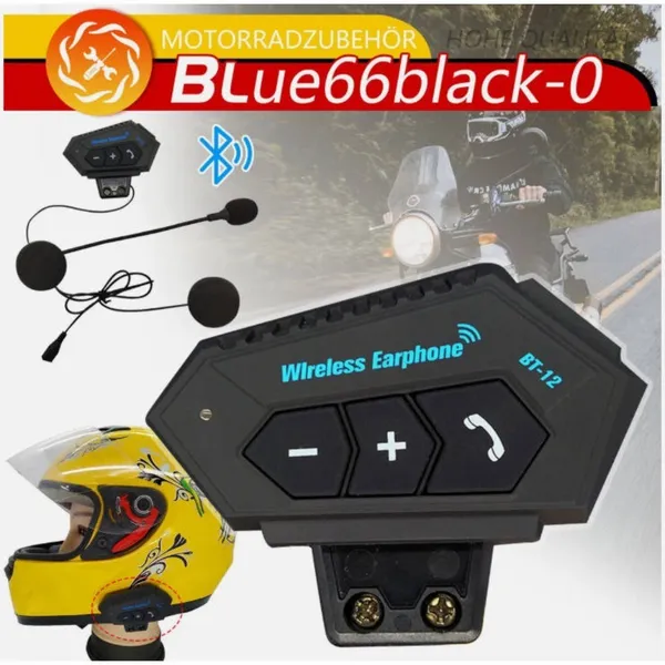 Cuffie Bluetooth 5.4 per casco da moto, auricolari vivavoce con microfono, per la guida_voghion.com