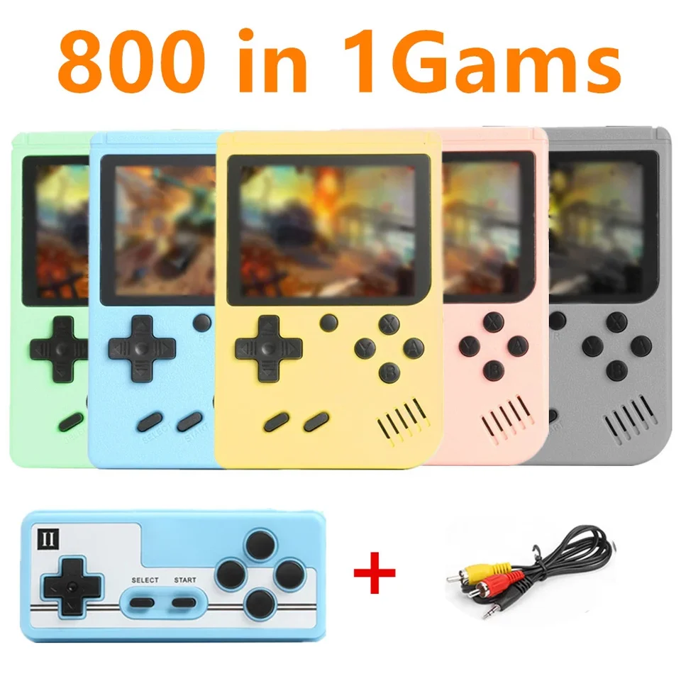 Console de jeux portable rétro avec 500 jeux classiques intégrés_voghion.com