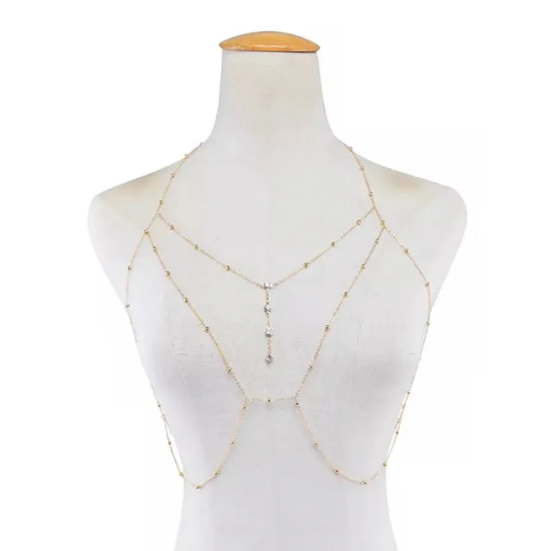 Ķēdes CENTER Metāla Sieviešu Ķēde Ķēde Sexy Style Dobs Bikini Krūšu rotājumi Rotaslietas Ķēdes Sidn22_voghion.com