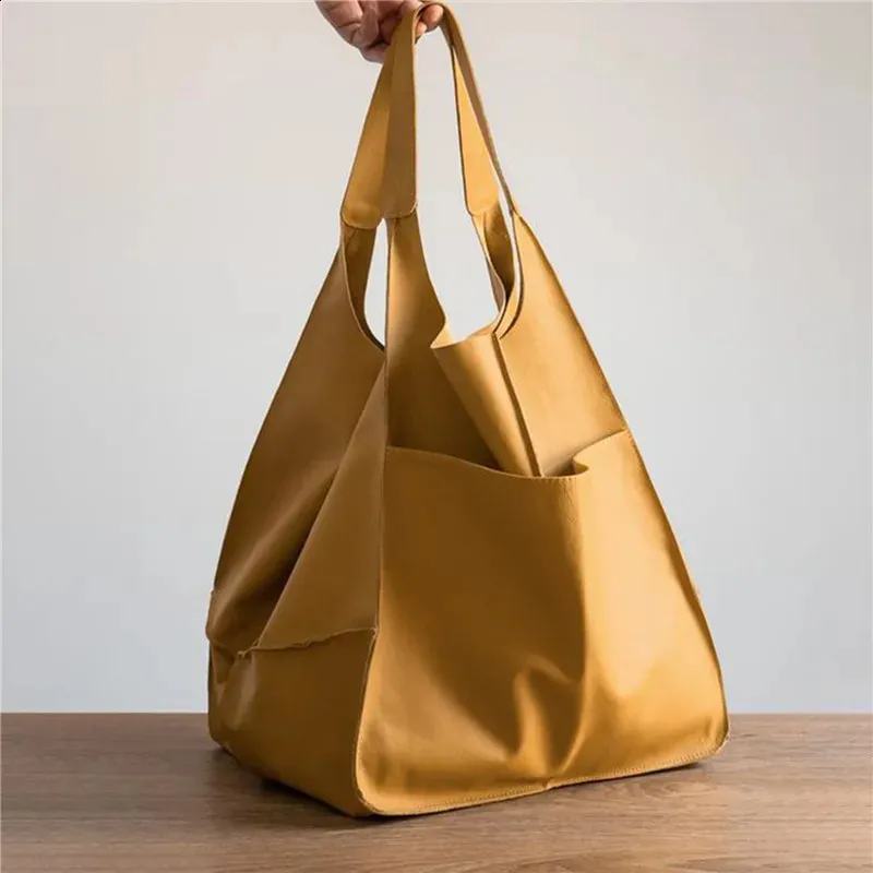 Borsa a tracolla grande in pelle PU da donna, borsa da lavoro, borsa a tracolla morbida, borsa oversize da donna, bolsa feminina_voghion.com