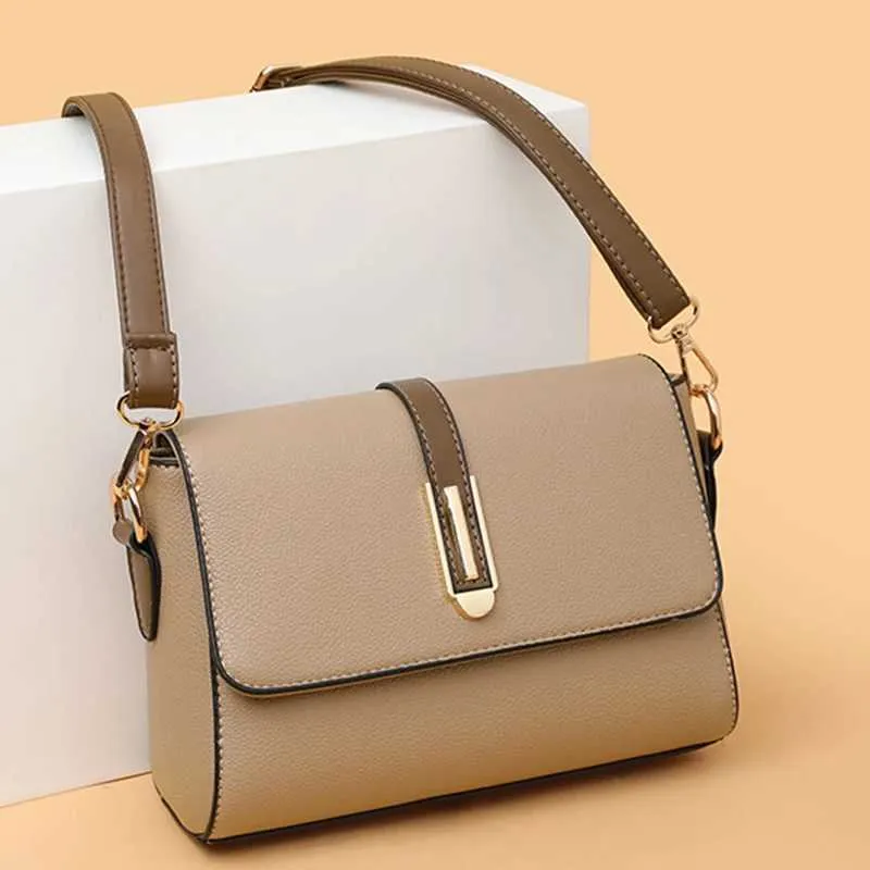 Borsa a tracolla in pelle pu borsa a spalla donna versatile_voghion.com