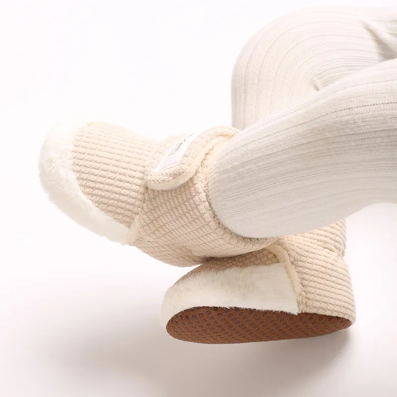Botas de inverno de lã quente para bebês recém-nascidos, sapatos para crianças pequenas, botas Cutefeet para meninas e meninos de 0 a 18 meses_voghion.com