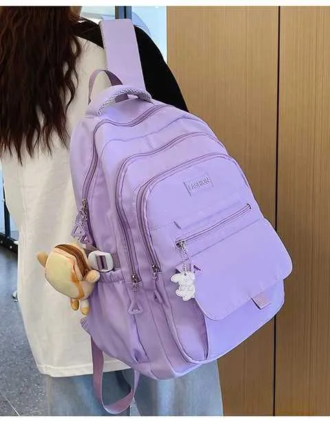 Women Boys School Backpack for Teenage Youth Girls Kawaii Student Kids Rucksack Laptop Books Bag Bolsas_voghion.com