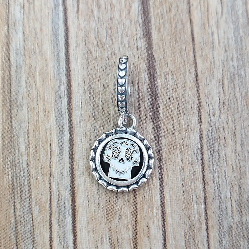 Sterling Silber Schmuckherstellungsset Disny Park Pixars Coco Charm Mädchen Perlenkettenset Herren Armreifen Armbänder für Frauen DIY Männer Halskette_voghion.com