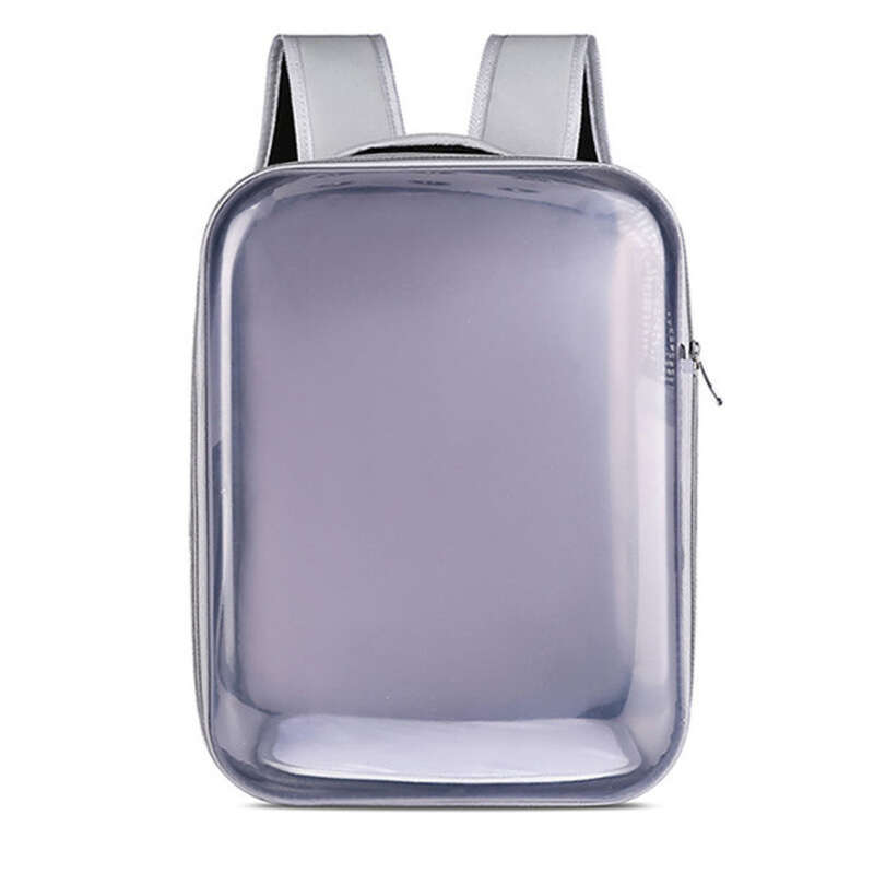 Hongyue Transparent 2022 New Folding Portable Outward Shoulder Pet Bag Three Dimensional Large Space Cat Rice Backpack_voghion.com
