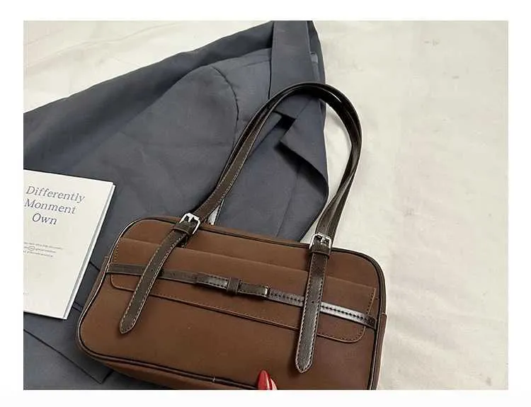 Damen Umhängetasche aus mattiertem Leder mit großer Kapazität, für den täglichen Gebrauch, Umhängetasche mit Griff, Tragetasche, weiche Unterarmtasche_voghion.com