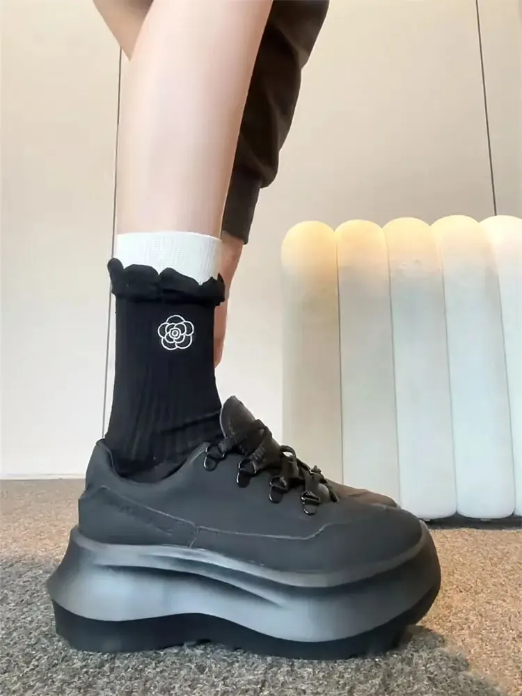 Comfortable Platform Dad Trainers For Women With Thick Sole_voghion.com