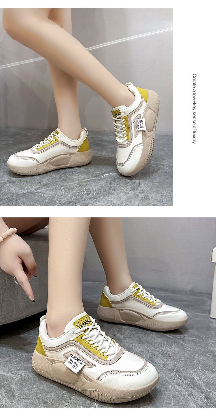 Scarpe da ginnastica morbide Little White per donna 2024 Nuove scarpe da ginnastica tedesche versatili retrò alla moda casual_voghion.com