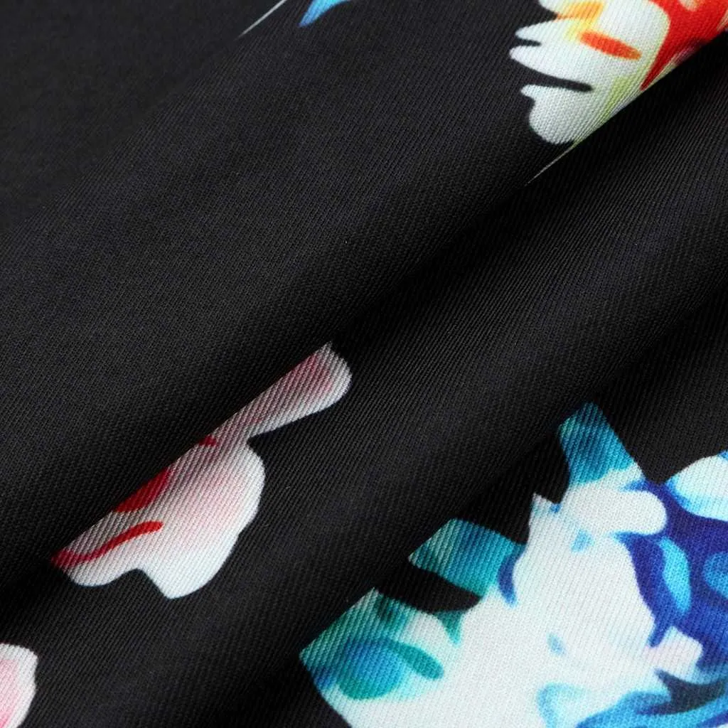 Women's Long Dress Prom Clothes Floral Printed V Neck Summer Pregnancy Dresses For Pregnant Women Maternity Clothing_voghion.com