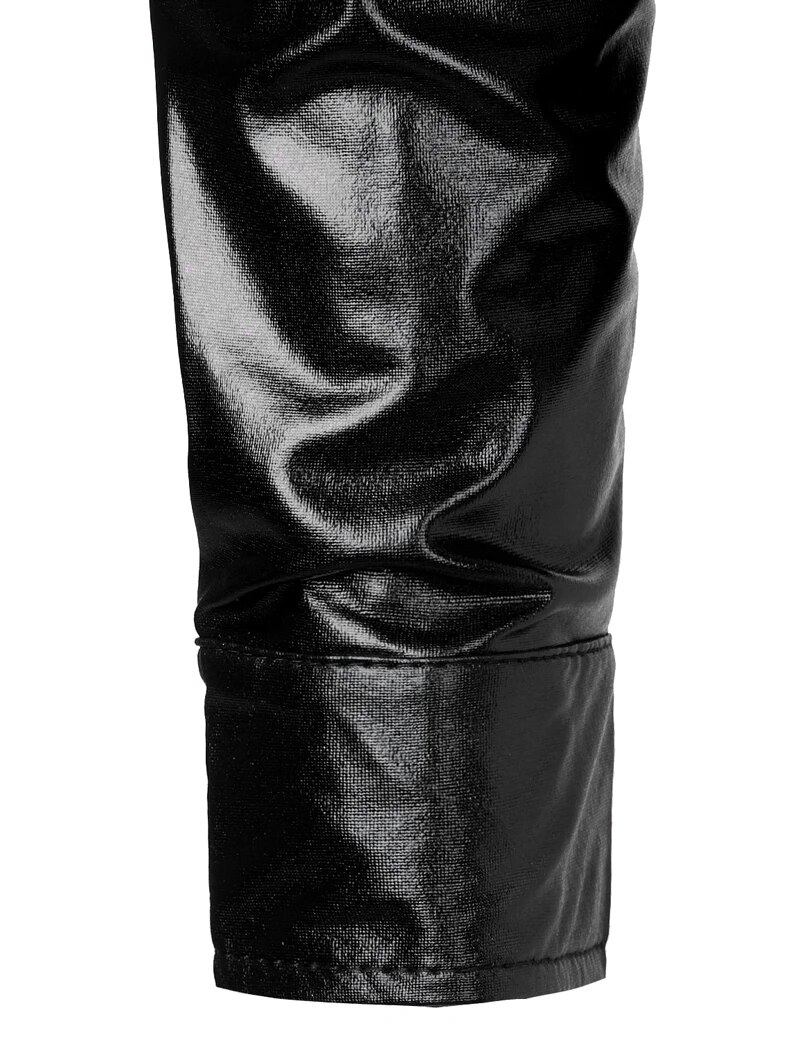 Black Squin Glittr Drss Mn Shiny Long Slv Button Down 70s Disco Party Danc Shirt Mal Christmas Hallown_voghion.com