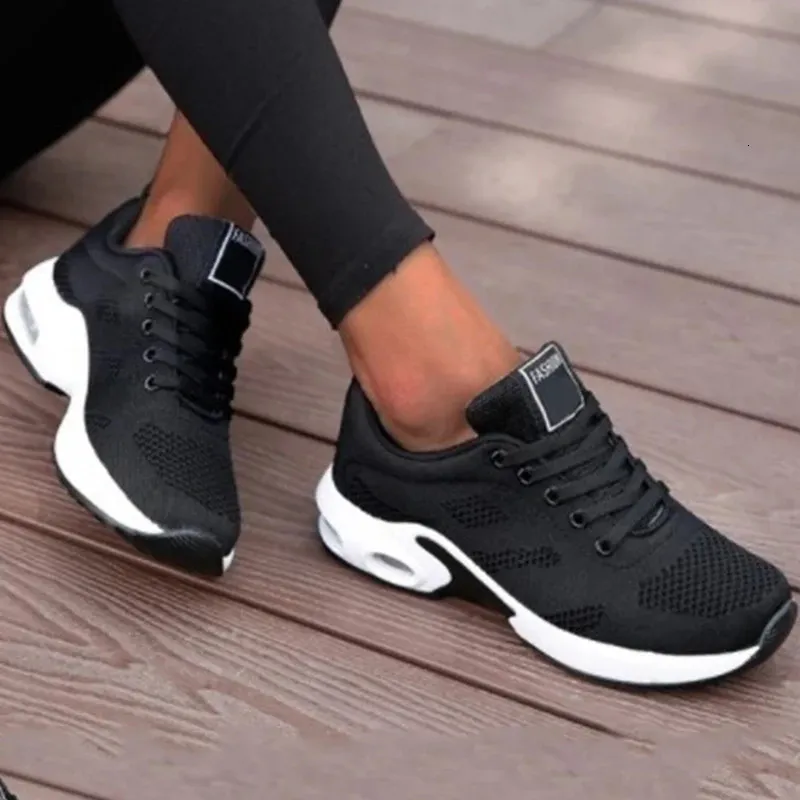Women Comfortable Ladies Flat Womens Footwear Platform Sneakers Trainers Shoes Woman Mujer 240607_voghion.com