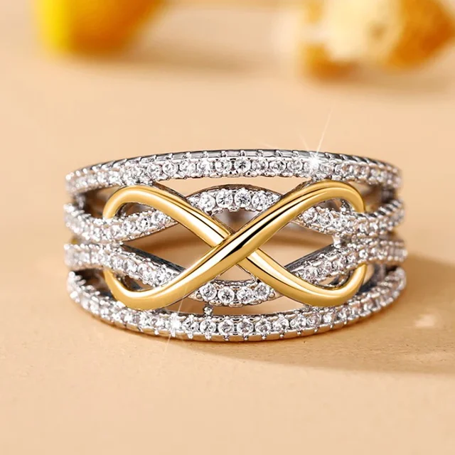 Ready Stock Love Damenringe Hochzeitsaccessoires Trend Eternity Schmuck Joyeria Acero Inoxidables Premium Edelstahlschmuck_voghion.com