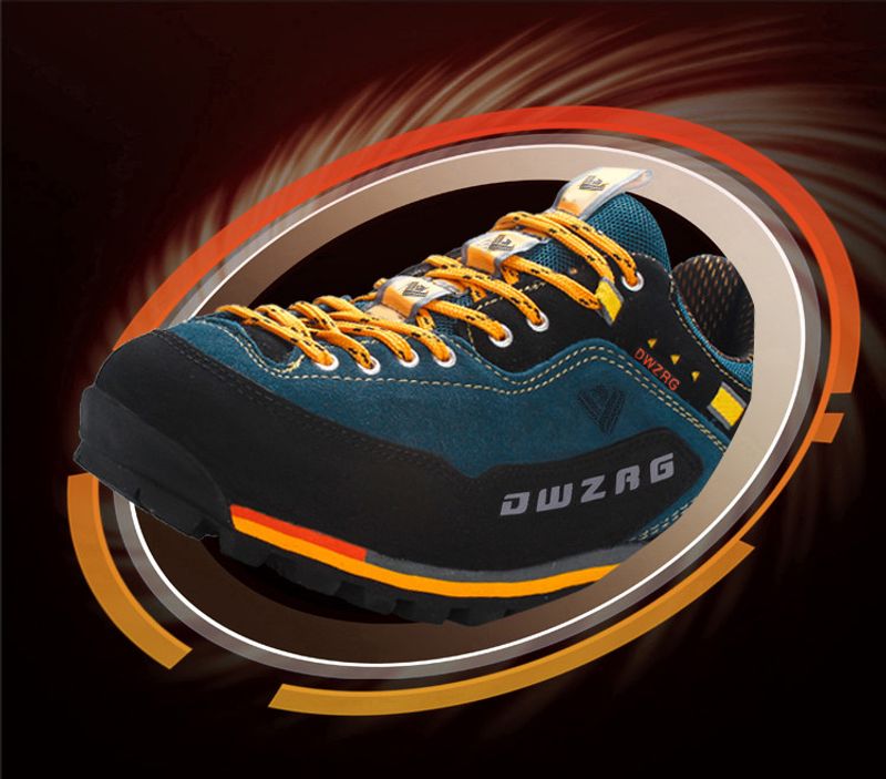 Waterproof Hiking Men's Climbing Shoes Anti-collision Fashion Outdoor Casual Lace-up Sneakers_voghion.com