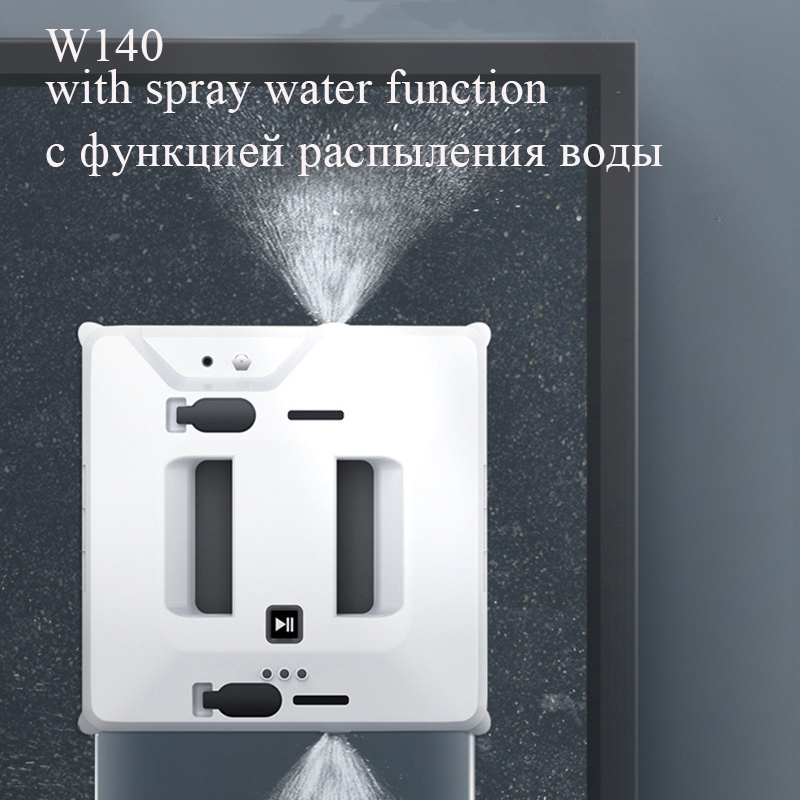 Phoreal W130 Window Cleaner Robot τετράγωνο υψηλής αναρρόφησης για πλύσιμο τοίχων πλακιδίων παραθύρων, Magnetic Window Cleaner W140 Water Spray_voghion.com