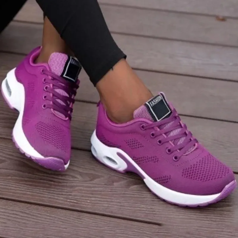 Women Comfortable Ladies Flat Womens Footwear Platform Sneakers Trainers Shoes Woman Mujer 240607_voghion.com
