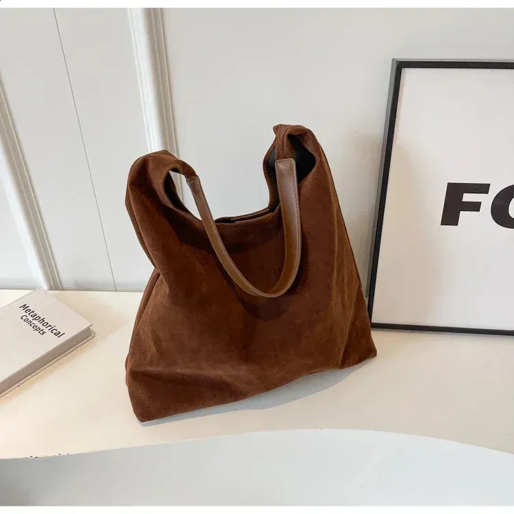 Hochwertige, weiche Taschen, hautfreundlich, Veet 2024, Magnetschnalle, große Kapazität, modische Damen-Umhängetasche 240829_voghion.com