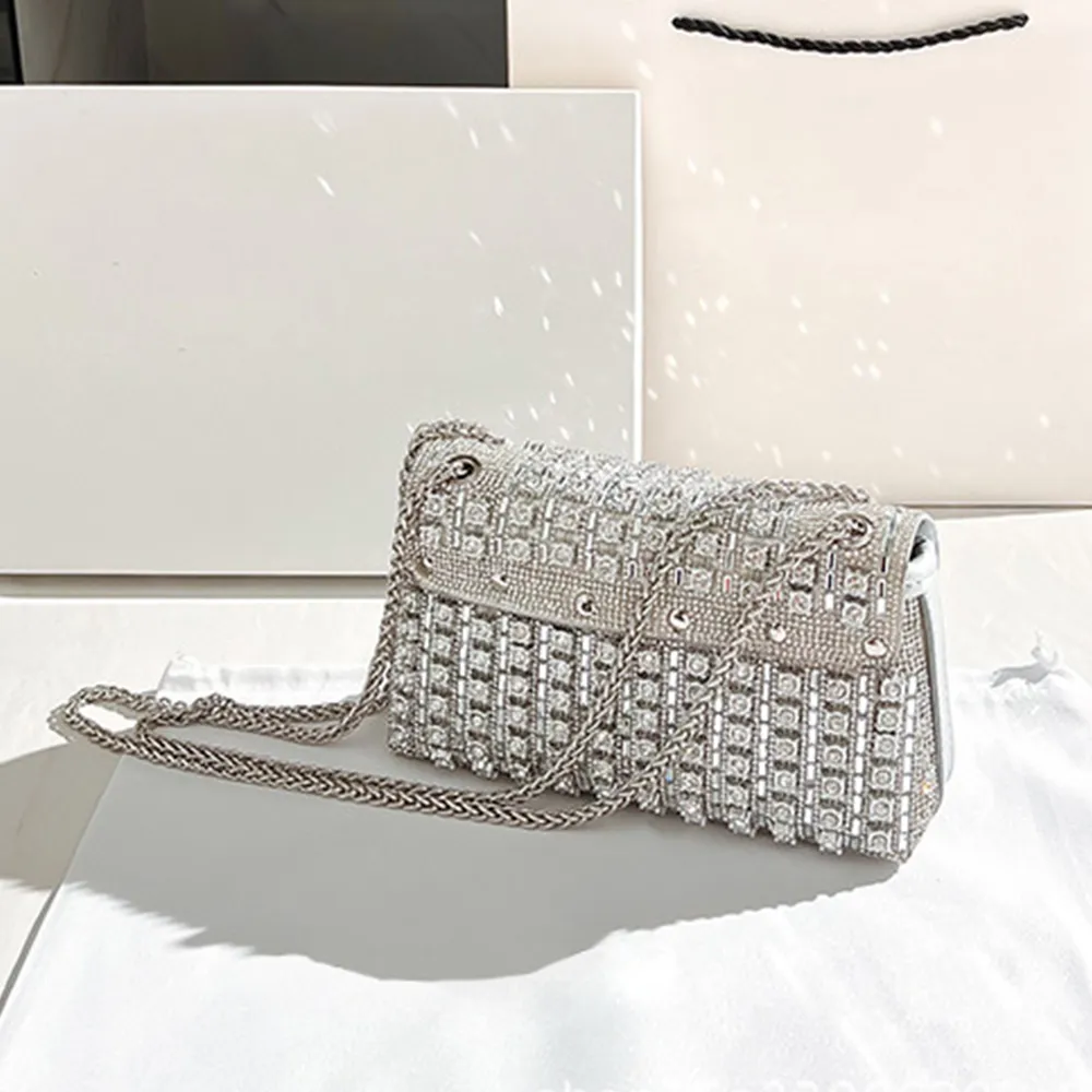 Bling Strass Dames Avondtassen En Handtassen Designer Schoudertas Glanzende Kristallen Clutch Portemonnee_voghion.com