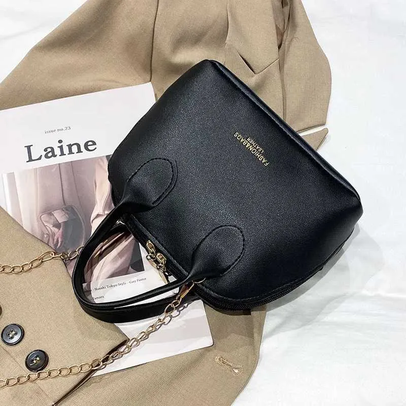 Mode Frauen Schulter Designer Shell Damen Handtasche große Kapazität Umhängetaschen Vintage PU Leder Totes_voghion.com