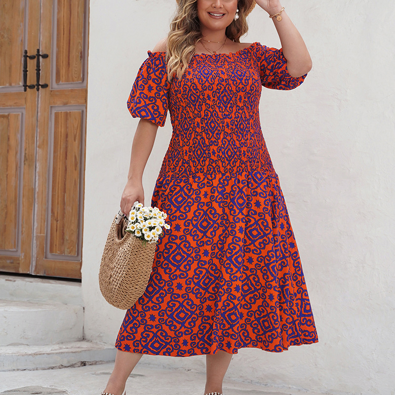 Women's leisure vacation one-shoulder women's clothing_voghion.com