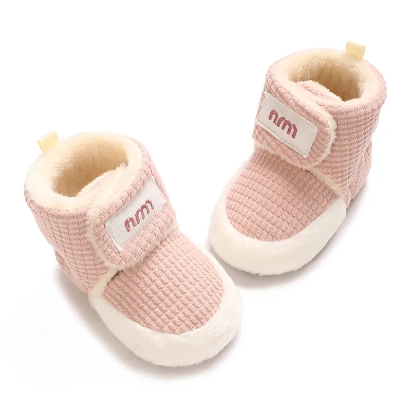 Botas de inverno de lã quente para bebês recém-nascidos, sapatos para crianças pequenas, botas Cutefeet para meninas e meninos de 0 a 18 meses_voghion.com