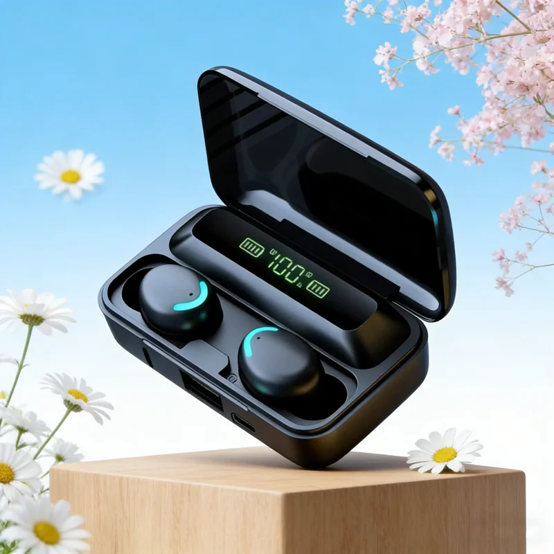 Wireless Tws Earbuds Bluetooth Headphones With High Bass Stereo_voghion.com