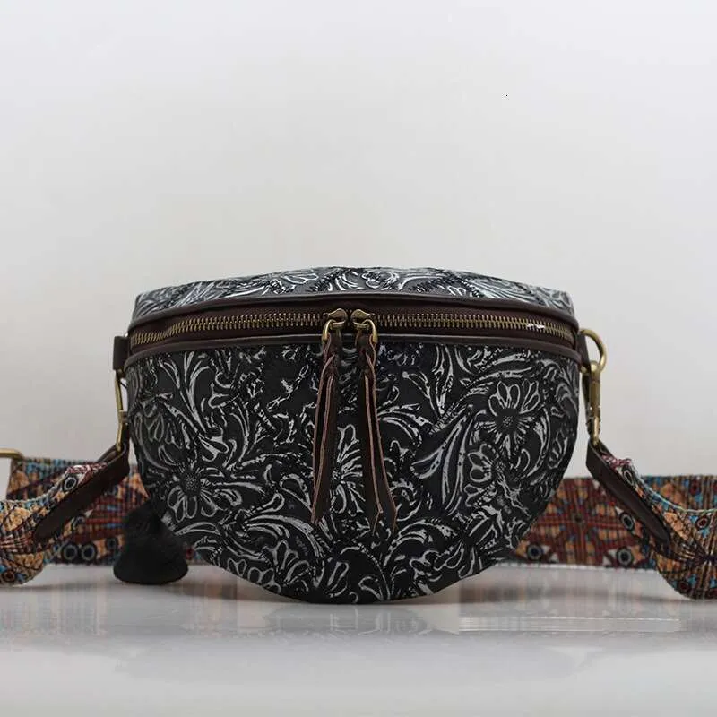 Zency Γνήσιο Δερμάτινο Ευρύχωρο Crossbody για Γυναικεία Τσάντα Ώμου με Λαϊκή Σειρά από Γνήσιο Δέρμα, Πολύχρωμο_voghion.com